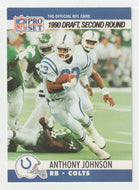 Anthony Johnson RC - Indianapolis Colts - Draft Pick (NFL Football Card) 1990 Pro Set # 705 Mint