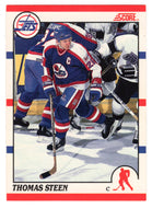 Thomas Steen - Winnipeg Jets (NHL Hockey Card) 1990-91 Score Canadian Bilingual # 14 Mint