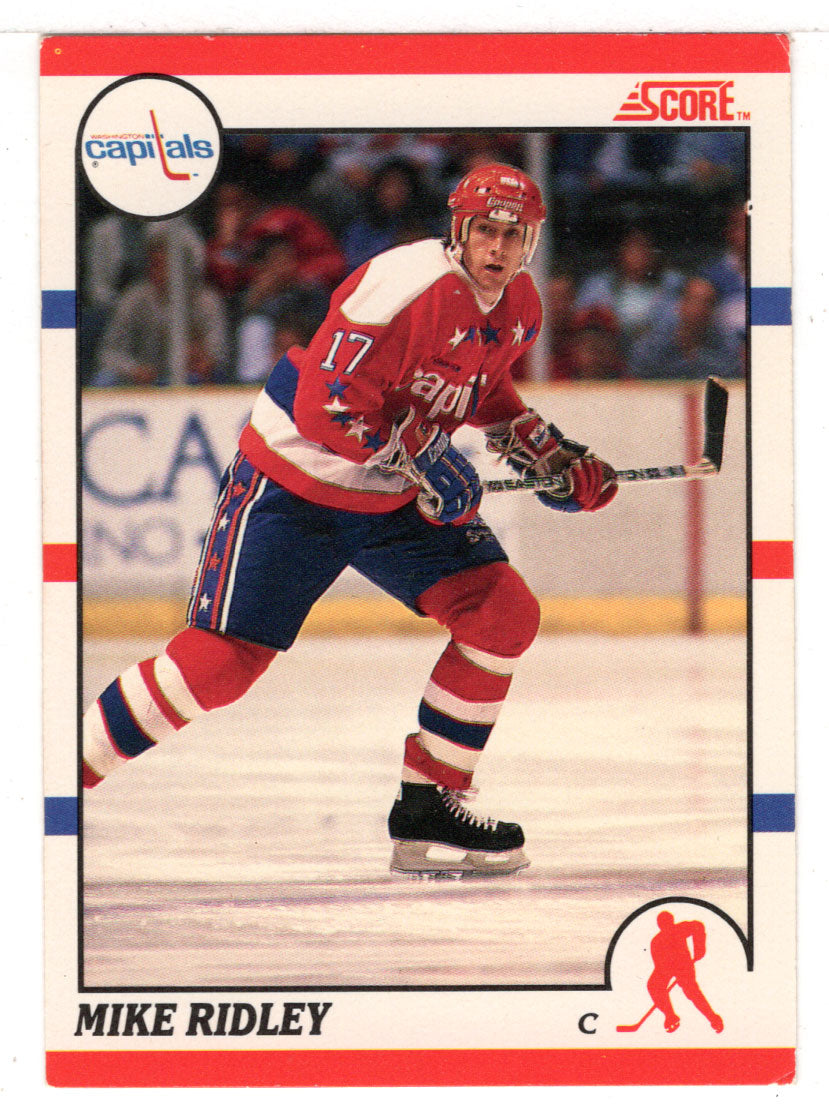Mike Ridley - Washington Capitals (NHL Hockey Card) 1990-91 Score Canadian Bilingual # 33 Mint