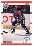 Craig Muni - Edmonton Oilers (NHL Hockey Card) 1990-91 Score # 38 Mint