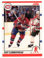 Guy Carbonneau - Montreal Canadiens (NHL Hockey Card) 1990-91 Score Canadian Bilingual # 91 Mint