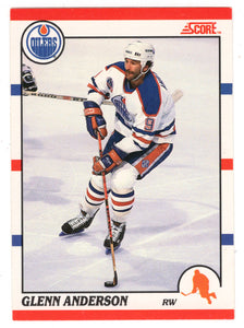 Glenn Anderson - Edmonton Oilers (NHL Hockey Card) 1990-91 Score Canadian Bilingual # 114 Mint