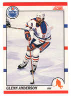 Glenn Anderson - Edmonton Oilers (NHL Hockey Card) 1990-91 Score Canadian Bilingual # 114 Mint