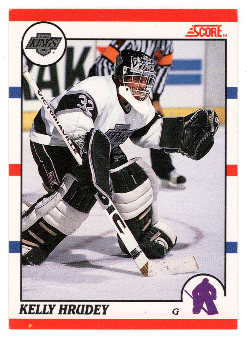 Kelly Hrudey - Los Angeles Kings (NHL Hockey Card) 1990-91 Score # 115 Mint