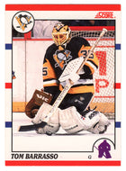 Tom Barrasso - Pittsburgh Penguins (NHL Hockey Card) 1990-91 Score Canadian Bilingual # 121 Mint