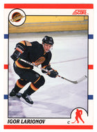 Igor Larionov RC - Vancouver Canucks (NHL Hockey Card) 1990-91 Score Canadian Bilingual # 123 Mint