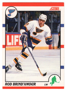 Rod Brind'Amour RC - St. Louis Blues (NHL Hockey Card) 1990-91 Score Canadian Bilingual # 131 Mint