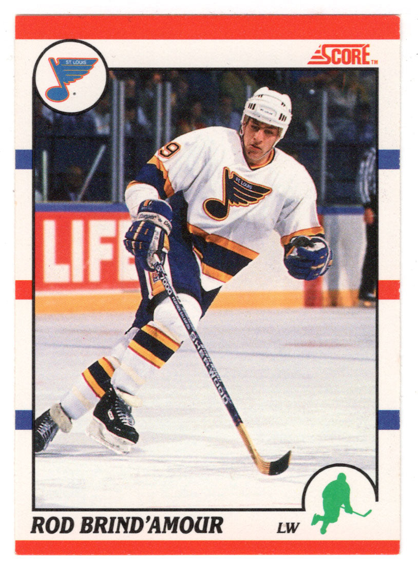 Rod Brind'Amour RC - St. Louis Blues (NHL Hockey Card) 1990-91 Score Canadian Bilingual # 131 Mint