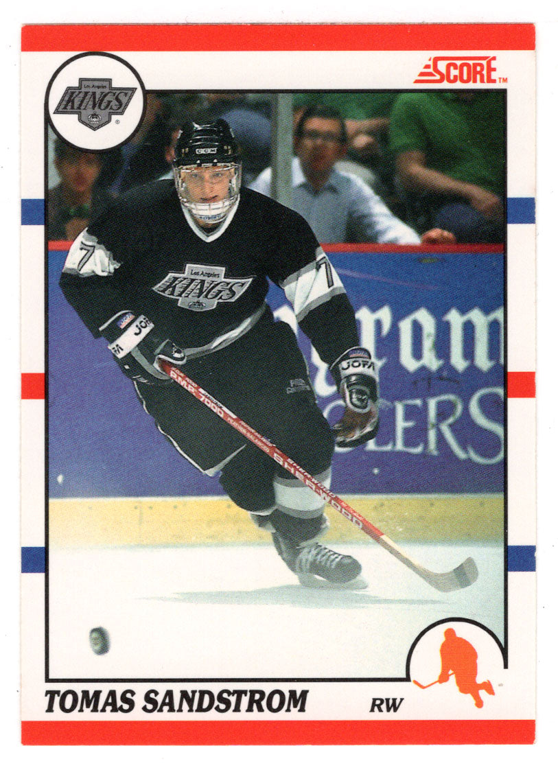 Tomas Sandstrom - Los Angeles Kings (NHL Hockey Card) 1990-91 Score Canadian Bilingual # 183 Mint