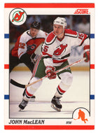 John MacLean - New Jersey Devils (NHL Hockey Card) 1990-91 Score Canadian Bilingual # 190 Mint
