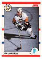 Jim Johnson - Pittsburgh Penguins (NHL Hockey Card) 1990-91 Score Canadian Bilingual # 202 Mint