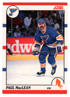 Paul MacLean - St. Louis Blues (NHL Hockey Card) 1990-91 Score Canadian Bilingual # 203 Mint