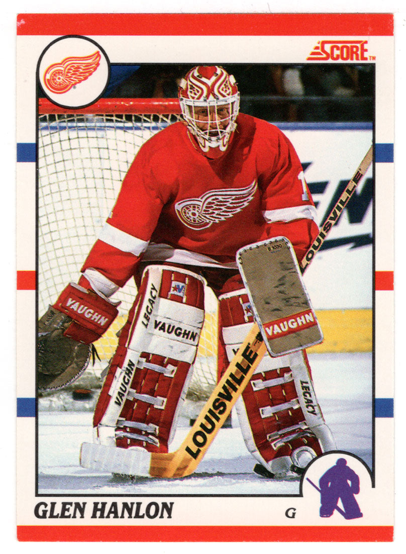 Glen Hanlon - Detroit Red Wings (NHL Hockey Card) 1990-91 Score Canadian Bilingual # 228 Mint