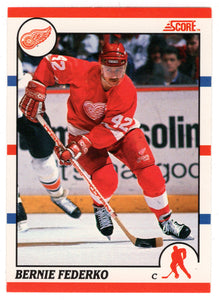 Bernie Federko - Detroit Red Wings (NHL Hockey Card) 1990-91 Score # 252 Mint