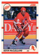 Kevin McClelland - Detroit Red Wings (NHL Hockey Card) 1990-91 Score Canadian Bilingual # 287 Mint