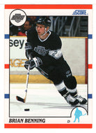 Brian Benning - Los Angeles Kings (NHL Hockey Card) 1990-91 Score # 306 Mint