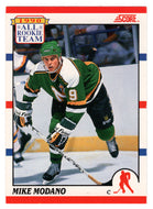 Mike Modano - Minnesota North Stars - All Rookie Team (NHL Hockey Card) 1990-91 Score # 327 Mint