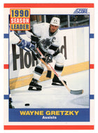 Wayne Gretzky - Los Angeles Kings - Record Setters (NHL Hockey Card) 1990-91 Score # 352 Mint