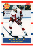 Kory Kocur RC - Detroit Red Wings (NHL Hockey Card) 1990-91 Score Canadian Bilingual # 384 Mint