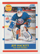 Jeff Hackett RC - New York Islanders (NHL Hockey Card) 1990-91 Score # 388 Mint