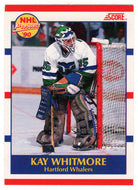 Kay Whitmore RC - Hartford Whalers (NHL Hockey Card) 1990-91 Score # 402 Mint