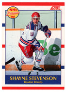 Shayne Stevenson RC - Boston Bruins (NHL Hockey Card) 1990-91 Score Canadian Bilingual # 405 Mint
