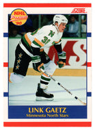 Link Gaetz RC - Minnesota North Stars (NHL Hockey Card) 1990-91 Score Canadian Bilingual # 411 Mint