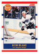 Rob Blake RC - Los Angeles Kings (NHL Hockey Card) 1990-91 Score Canadian Bilingual # 421 Mint