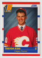 Trevor Kidd RC - Calgary Flames (NHL Hockey Card) 1990-91 Score # 438 Mint