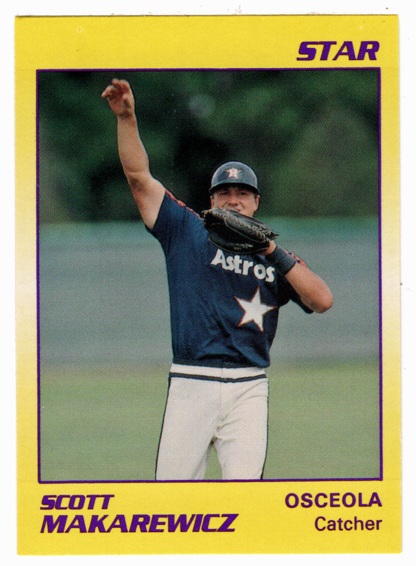 Scott Makarewicz - Osceola Astros (Minor League Baseball Card) 1990 Star # 4 Mint