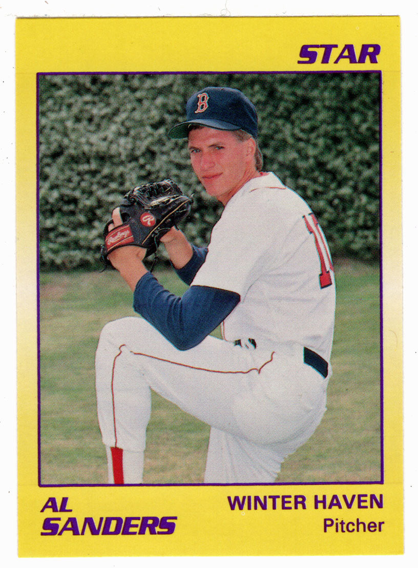Al Sanders - Winter Haven Red Sox (Minor League Baseball Card) 1990 Star # 5 Mint
