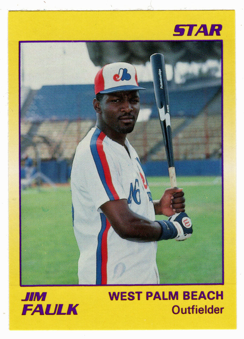 Jim Faulk - West Palm Beach Expos (Minor League Baseball Card) 1990 Star # 7 Mint