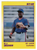 D.J. Dozier - St. Lucie Mets (Minor League Baseball Card) 1990 Star # 9 Mint