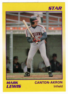 Mark Lewis - Canton-Akron Indians (Minor League Baseball Card) 1990 Star # 13 Mint