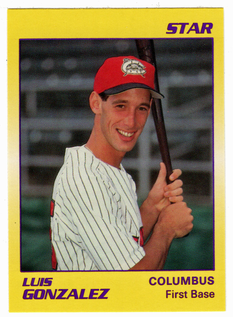 Luis Gonzalez - Columbus Mudcats (Minor League Baseball Card) 1990 Star # 16 Mint