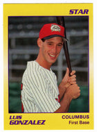 Luis Gonzalez - Columbus Mudcats (Minor League Baseball Card) 1990 Star # 16 Mint