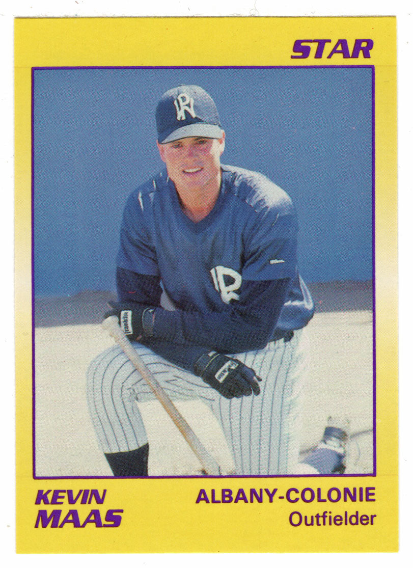 Kevin Maas - Albany-Colonie Yankees (Minor League Baseball Card) 1990 Star # 19 Mint
