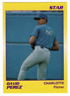 David Perez - Charlotte Rangers (Minor League Baseball Card) 1990 Star # 25 Mint