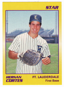 Hernan Cortes - Fort Lauderdale Yankees (Minor League Baseball Card) 1990 Star # 39 Mint