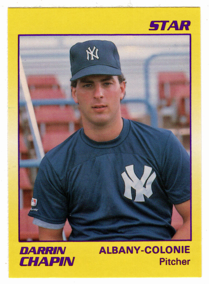 Darrin Chapin - Albany-Colonie Yankees (Minor League Baseball Card) 1990 Star # 51 Mint