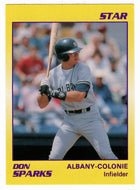 Don Sparks - Albany-Colonie Yankees (Minor League Baseball Card) 1990 Star # 53 Mint