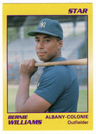 tBernie Williams - Albany-Colonie Yankees (Minor League Baseball Card) 1990 Star # 54 Mint