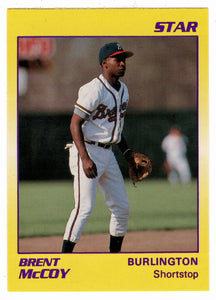 Brent McCoy - Burlington Braves (Minor League Baseball Card) 1990 Star # 57 Mint
