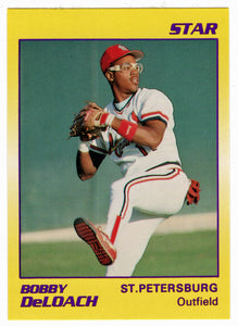 Bobby Deloach - St. Petersburg Cardinals (Minor League Baseball Card) 1990 Star # 62 Mint