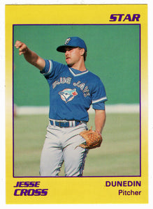 Jesse Cross - Dunedin Blue Jays (Minor League Baseball Card) 1990 Star # 63 Mint