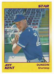 Jeff Kent - Dunedin Blue Jays (Minor League Baseball Card) 1990 Star # 65 Mint