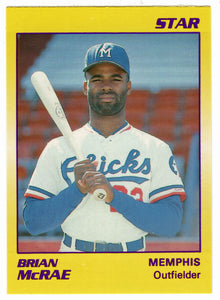 Brian McRae - Memphis Chicks (Minor League Baseball Card) 1990 Star # 68 Mint