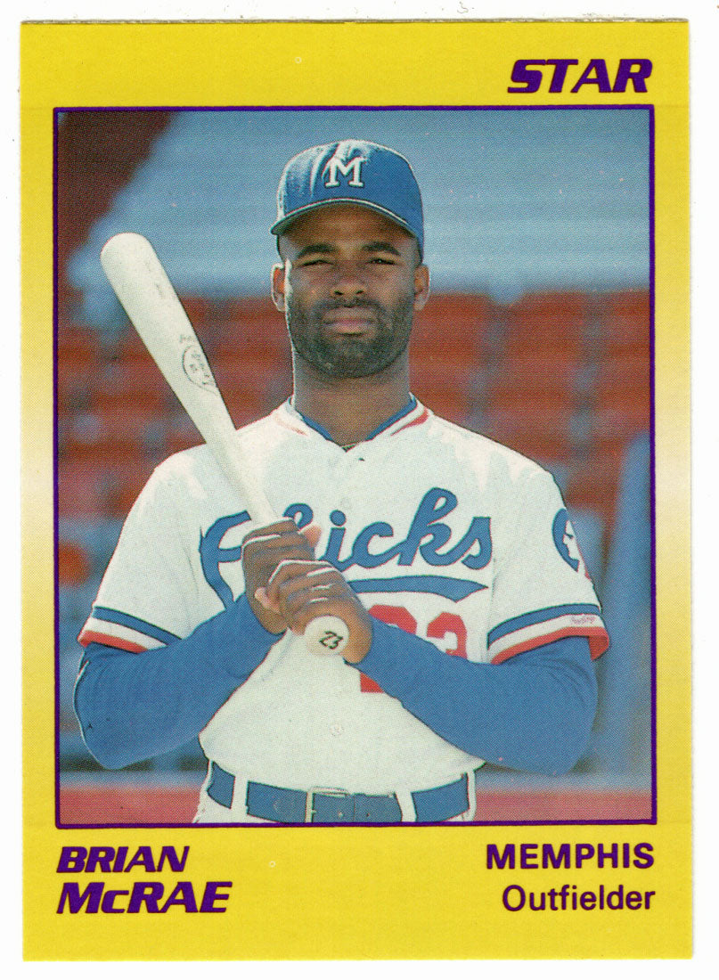 Brian McRae - Memphis Chicks (Minor League Baseball Card) 1990 Star # 68 Mint
