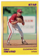 Tony Trevino - Clearwater Phillies (Minor League Baseball Card) 1990 Star # 72 Mint