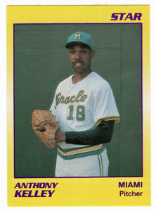 Anthony Kelley - Miami Miracle (Minor League Baseball Card) 1990 Star # 73 Mint
